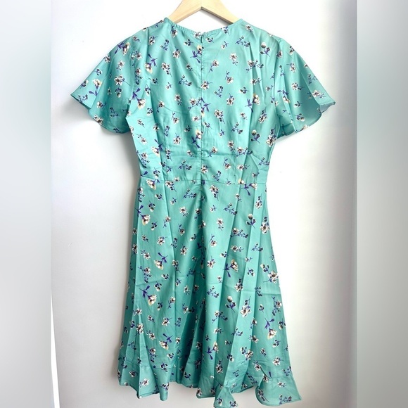 Davi & Dani Blue Mini Dress - Picture 2 of 4